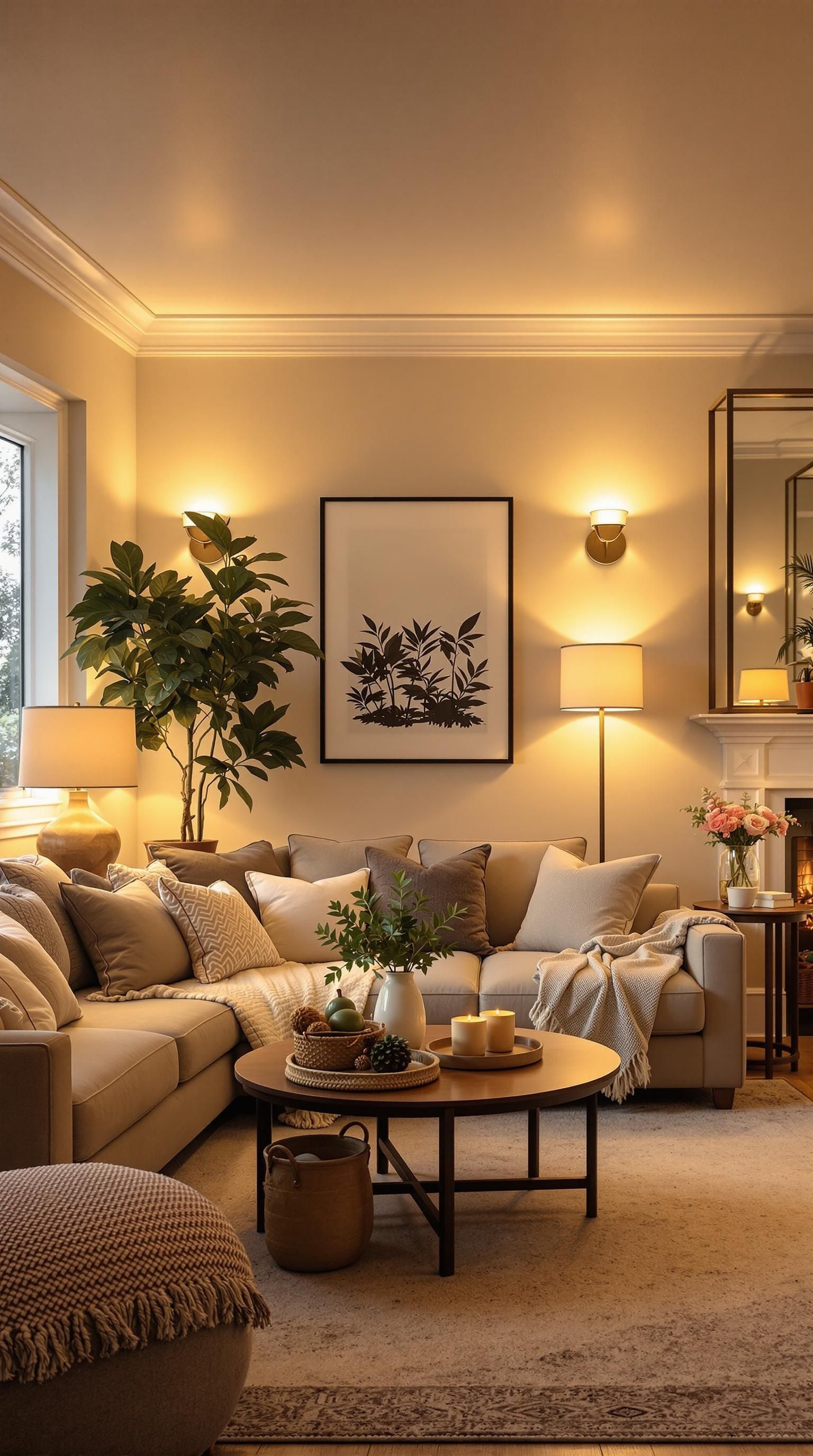 A warm, well-kept home interior